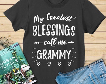 My greatest blessing call me grammy shirt, grammy shirt, bless grammy shirt, best grammy ever shirt, grammy t shirt, shirt for grammy funny