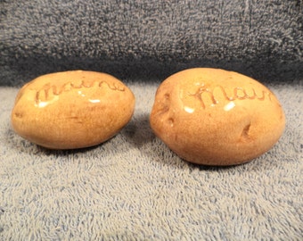 Maine Potato Salt And Pepper Shaker Set