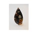 DOUBLET Pyrite in Quartz with Onyx doublet, one of a kind