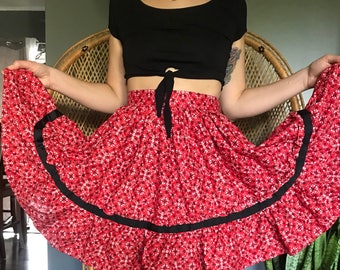 1950s Novilty Circle Skirt