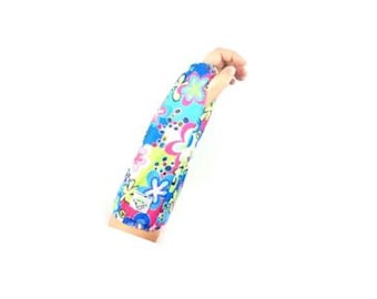 Fashionable Arm Cast Cover in Blue Happy Talk for Short Arm Cast
