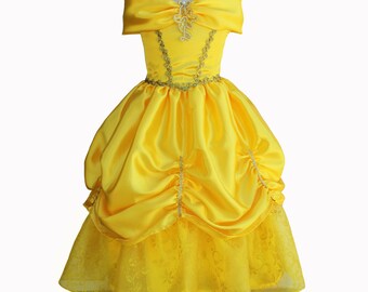 Belle dress beauty and the beast inspired dress