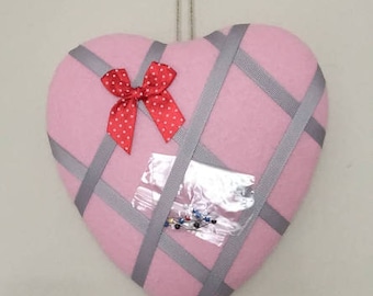 Heart shaped notice/photo board