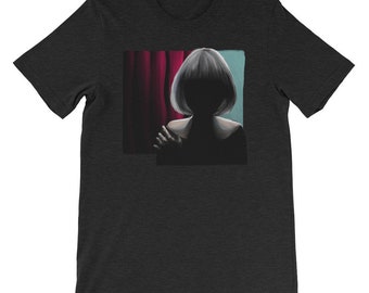 Art Print Shirt "Red Curtain". Art TShirt, Twin Peaks Tshirt, Cult Movie Geek, Gift for Horror Nerd, Unisex T-Shirt, Horror T Shirt, Gothic