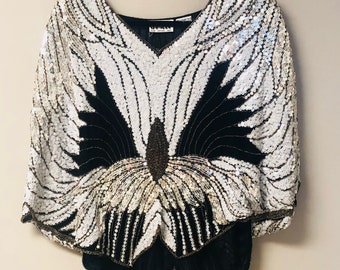 Gorgeous SHOMAX Butterfly Dolman Blouse | 100% Silk | Made in India
