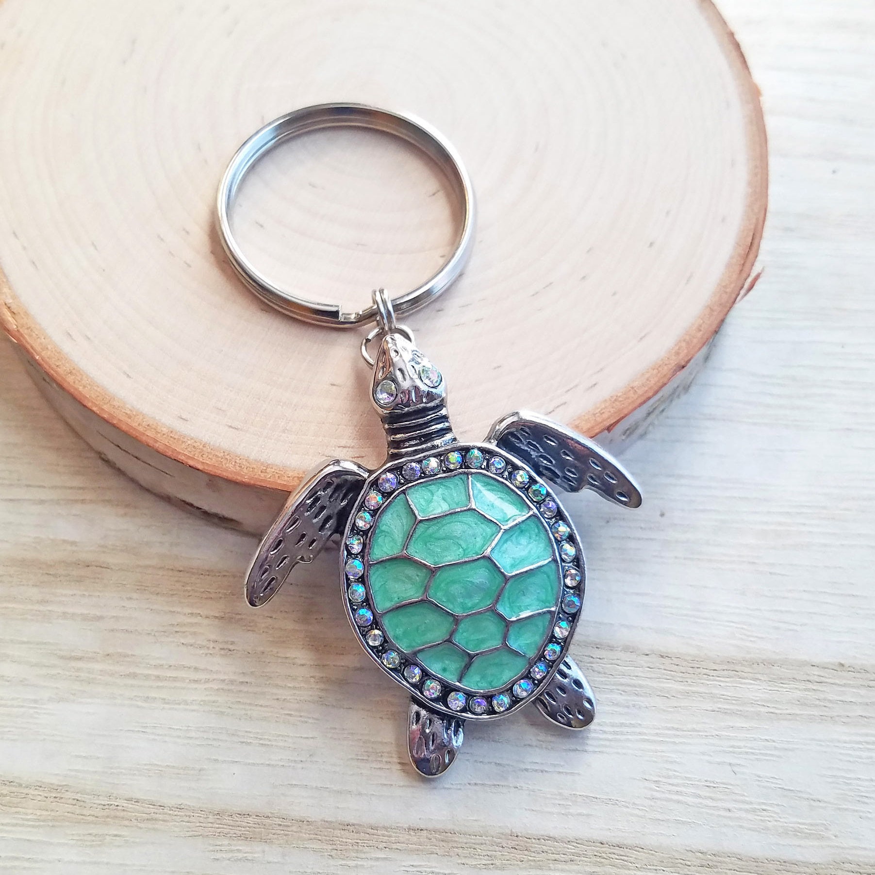 plush turtle keychain