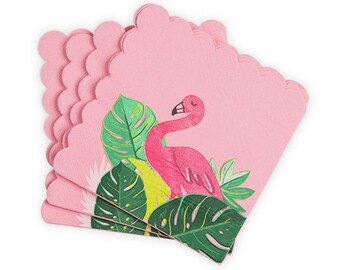 Tropical Flamingo Party Napkins/ Tropical Party Napkins/ Flamingo Party Napkins/ Flamingo Party/ Summer Party Napkins
