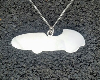 Sterling Silver Quest-XS Velomobile necklace, hand made