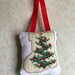 Stocking with tree ornament