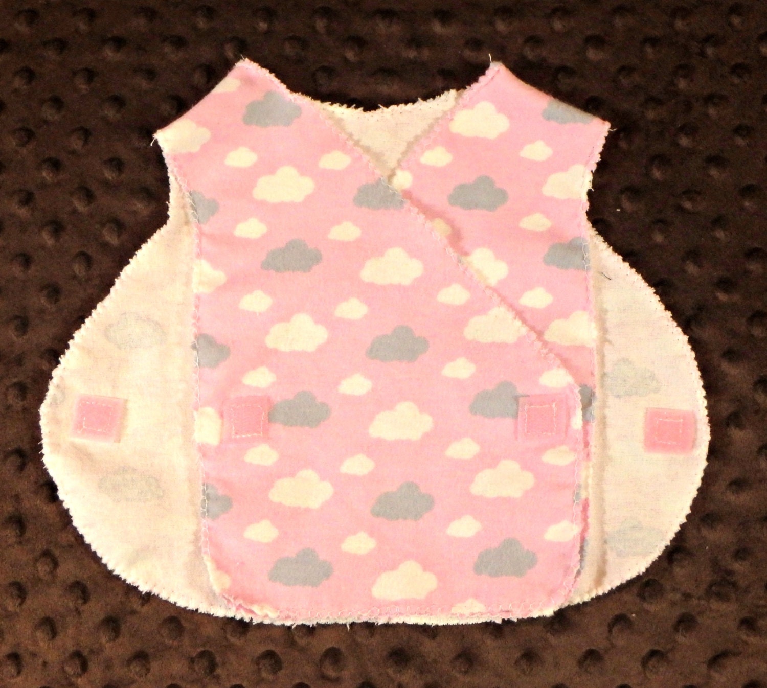 MICRO Preemie Hospital Gown Flannel NICU Approved Gown 13