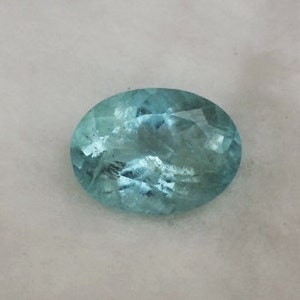 Aquamarine Gemstone- 18.80 Carats- Natural Cut Aquamarine Oval Shape