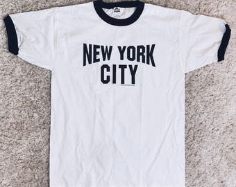 NYC "Lennon" Ringer Tee