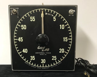 Vintage Darkroom Photo Developing Timer, Vintage GraLab Timer, Photography, Darkroom Timer