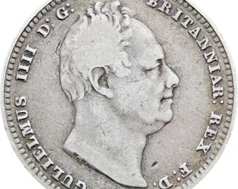 1834 Great Britain William IV One Shilling Coin