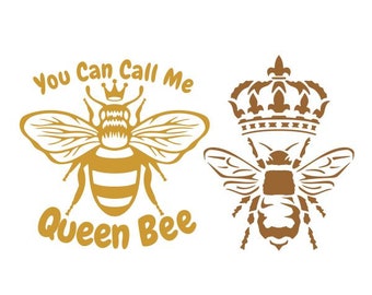 Free Free 243 Queen Bee With Crown Svg SVG PNG EPS DXF File