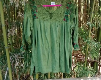 Sale! Mexican Poet Blouse