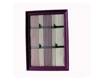 Vintage plum bayadere frame