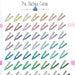 Rainbow Icon - straightener Stickers| Planner Stickers, functional sticker, beauty sticker, makeup sticker, hair appointment sticker