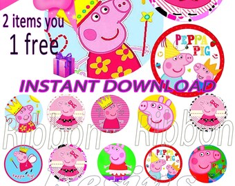 50% SALE INSTANT DOWNLOAD- Trolls Digital Bottle Cap Images - 1" Bottle Cap Images 4x6- Buy 2 get 1 Free