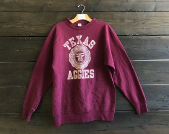 Vintage 80s Texas A&M Auggies Sweatshirt