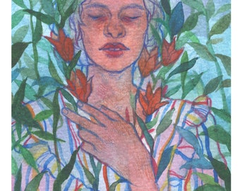 blindlory - Original Art - Watercolor Painting