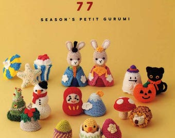 Seasons Petit Amigurumi using Embroidery Threads - Japanese Craft Book