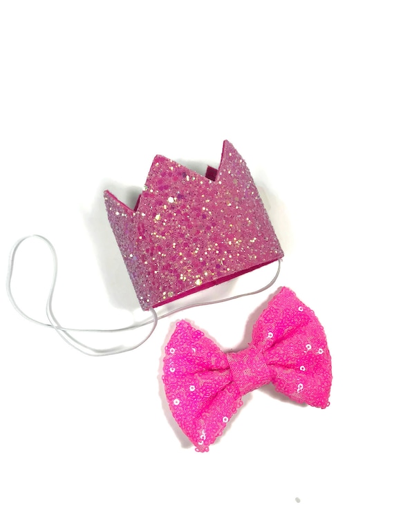 Dog Birthday Hat | Dog Birthday | Pet Birthday Crown | Dog Lover Gift | Birthday for Dogs | Pet Cat Pig Birthday Party Hat | Hot Pink