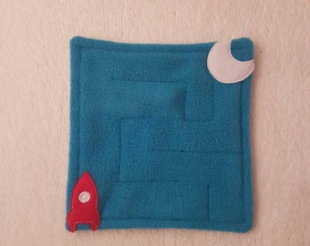 Fabric Marble Maze Sensory Toy ASD Toy ADHD Toy Quiet fidget game Travel game Unique gift Custom made Special needs toy Dementia fidget toy