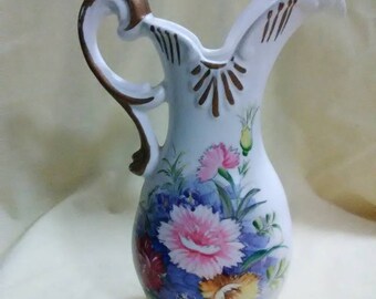Vintage vase Enesco Japon. Peint à la main
