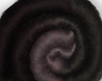 Spinning fiber batt for spinning and felting - Drum carded mixed fiber batt - 2.2 ounces - Reserved Demeanor
