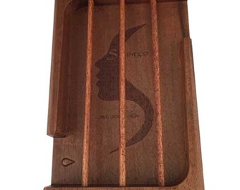 Seifenunterlage aus Nussbaumholz