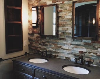 Wood Mirror, Rustic Wall Mirror, Wall Mirror, Vanity Mirror, Bathroom Mirror, Rustic Mirror, Reclaimed Wood Mirror, Mirror, Mirrors, Home