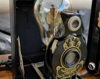 No. 2 Folding Autographic Brownie camera Accent Lamp