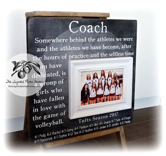 Volleyball Coach Gift Volleyball Gifts Coach Thank You Gift