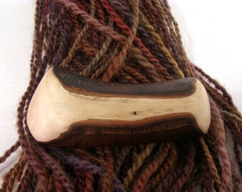 Small Wooden Hair Barrette, Driftwood, lifetime guarantee, NO GLUE, french hair clip, wood accessory, wooden jewelry, long natural hair