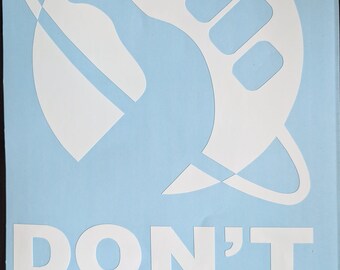 Don't Panic | 42 | Hitchhiker's Guide | Vinyl | Car Decal