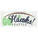 Fun Script Seahawks 12th Fan GO HAWKS and football Embroidery Design - Instant Digital Download