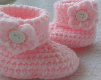 Baby booties crochet/Babybooties crochet