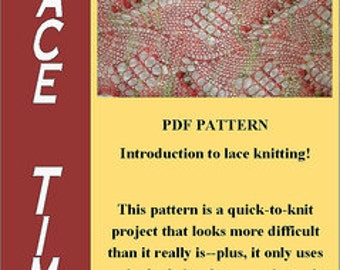 Introduction to lace knitting PDF pattern