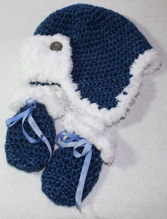 infant hat mitten set