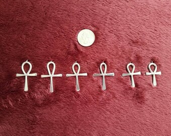 Sterling Silver Ankhs, Hand Made, Each one unique