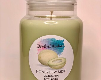 Honeydew Melon Soy Candle