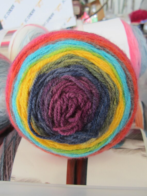 Wizard Lion Brand Mandala yarn cake