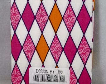 White & Pink Fat Quarter - #116 - Design by the Piece