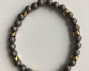 Petite mixed metal bracelet