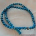 6MM Round Blue & Gray Dyed Ocean White Jade - Two Tone Blue/Gray Ocean Jade - 15" Bead Strand; 60 Round Ocean White Jade Beads