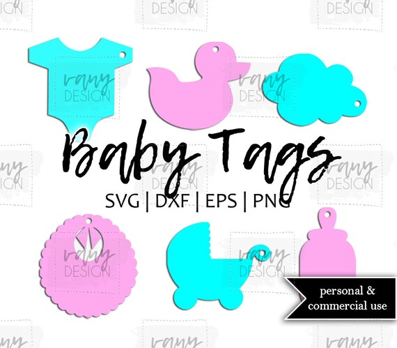 Download BABY TAGS svg dxf eps png digital cutting files for