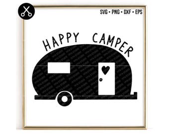 Happy camper svg | Etsy