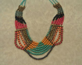 A Colorful Beaded Necklace