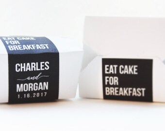 Cake Favor Box, Wedding Favor, To Go Box, Wedding Cake, Favor Box, Doughnut Box, Cookie Box, Kate Spade, Dessert Box, Eat Cake for Breakfast